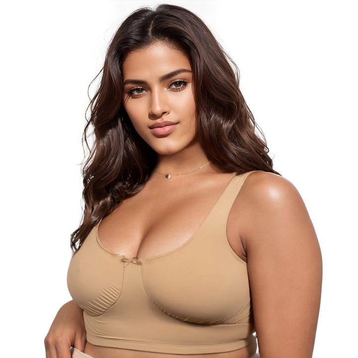 Woman's Full Figure Cotton Soft Cup bra - Elita Intimates