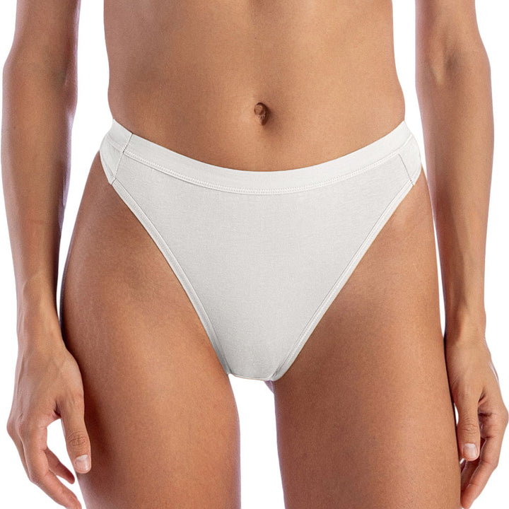 MODAL ESSENCE HIGH WAIST THONG - Elita Intimates