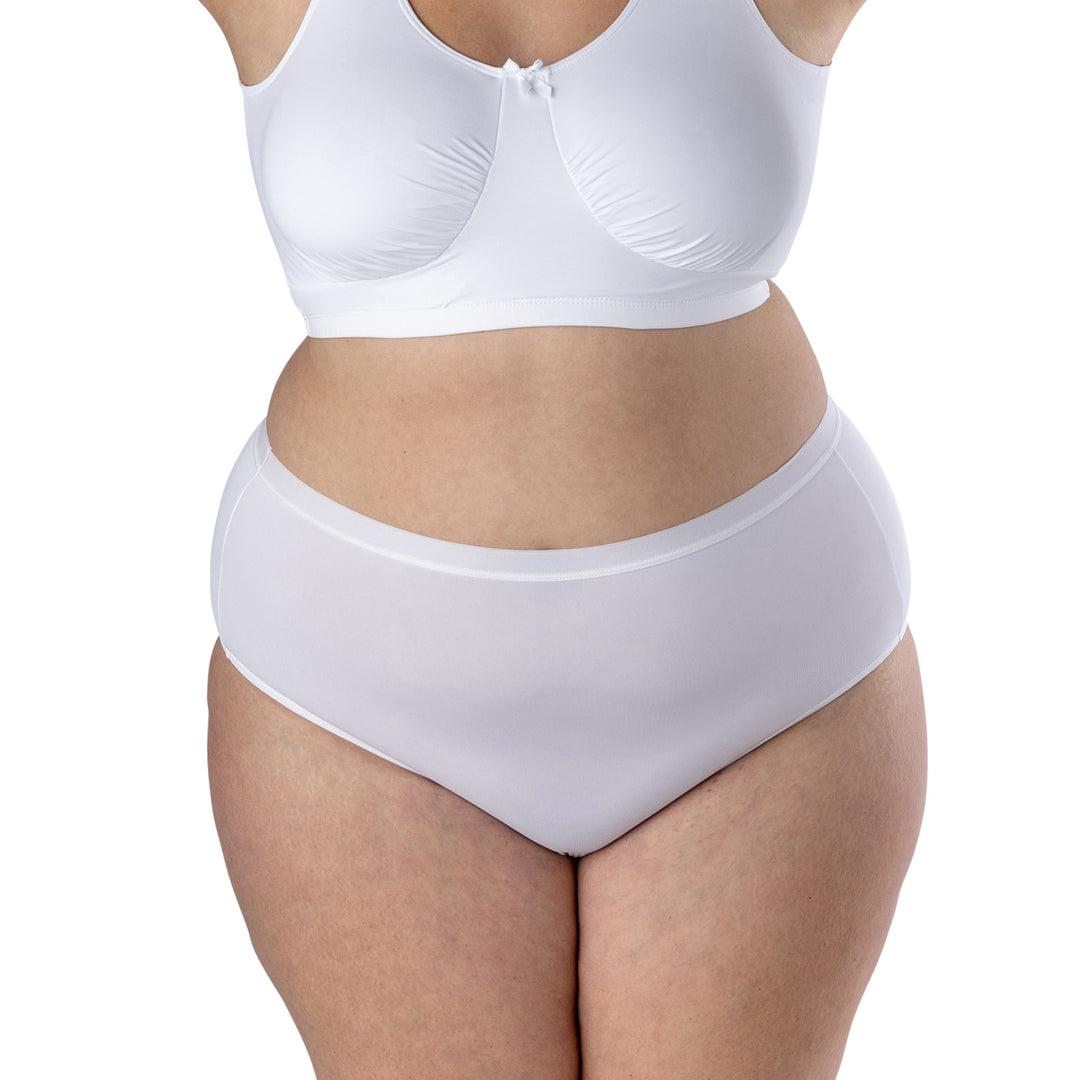 Woman's Plus Size Microfibre Full Panty - Elita Intimates