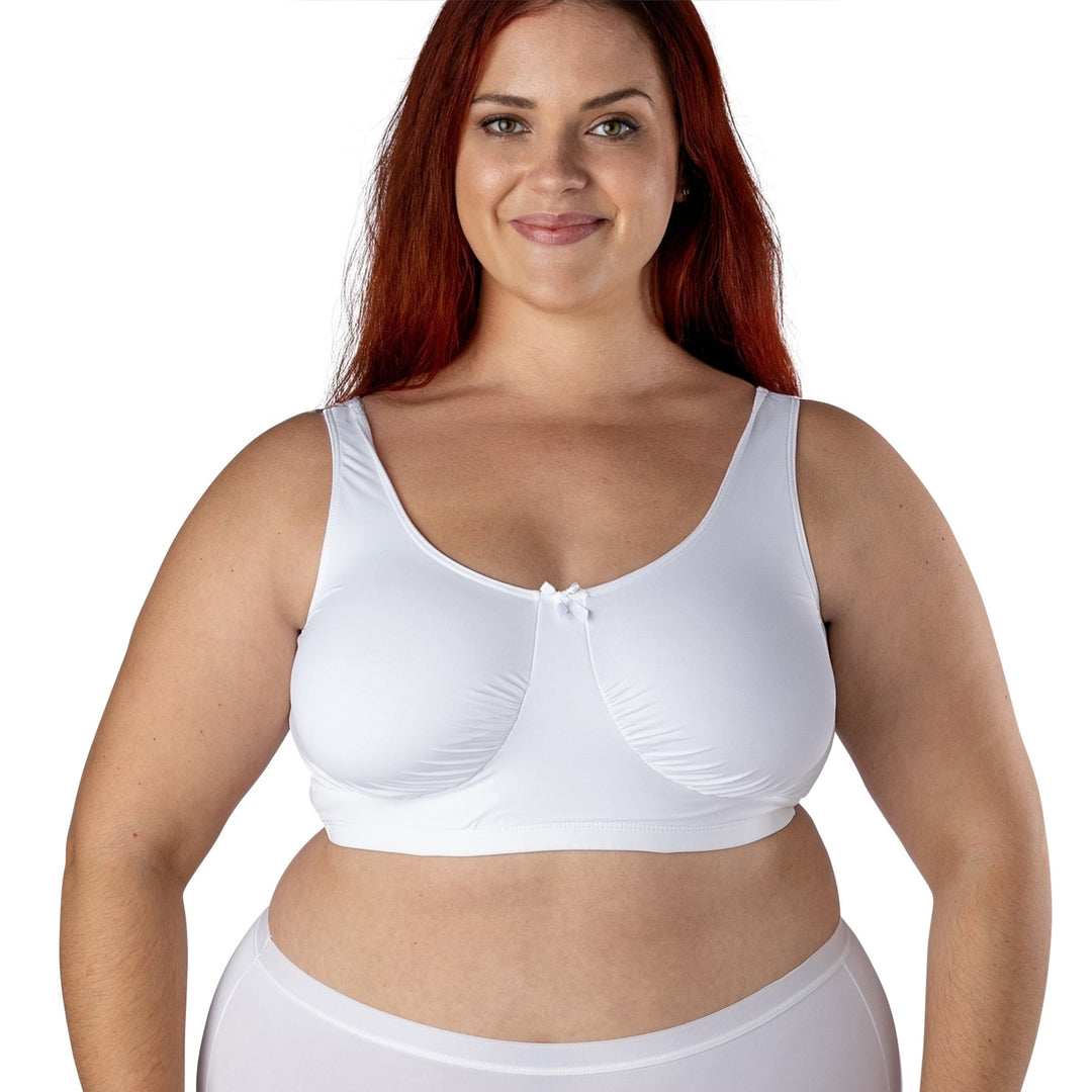 Woman's Full Figure Microfiber Soft Cup bra - Elita Intimates