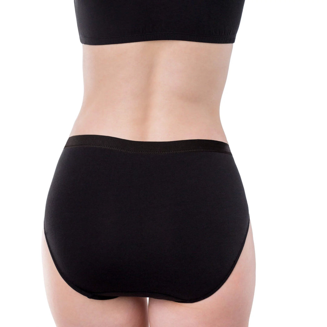 Woman's Full High Cut Soft Cotton Brief - Elita Intimates