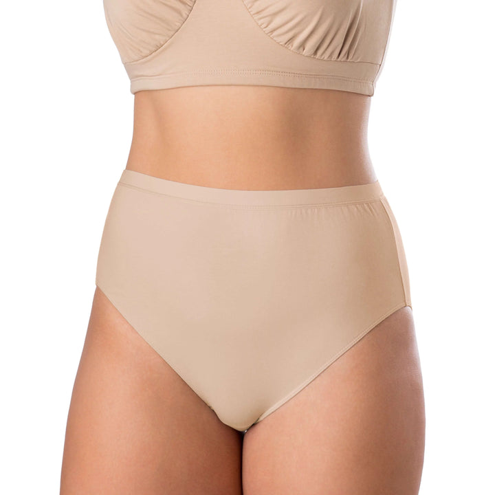 Woman's Plus Size High Cut Cotton Panty - Elita Intimates