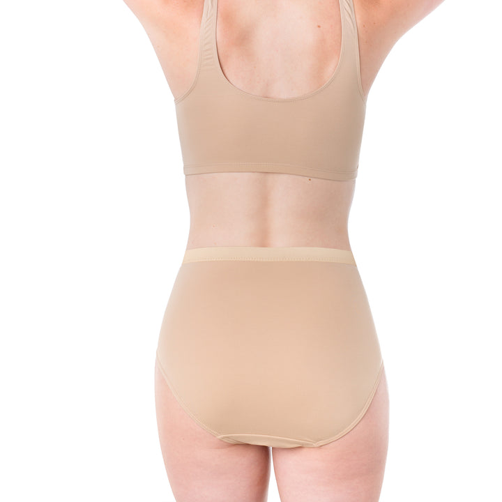 Woman's 'Silk Magic' Microfiber High Cut Panty with Full Coverage - Elita Intimates