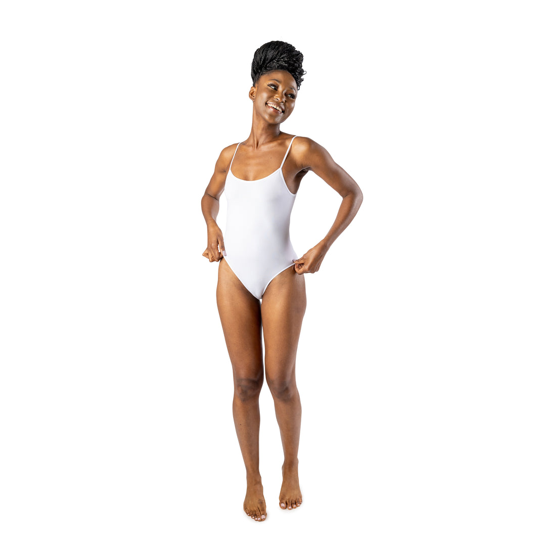 Woman's Seamless Spaghetti Strapped Bodysuit - Elita Intimates