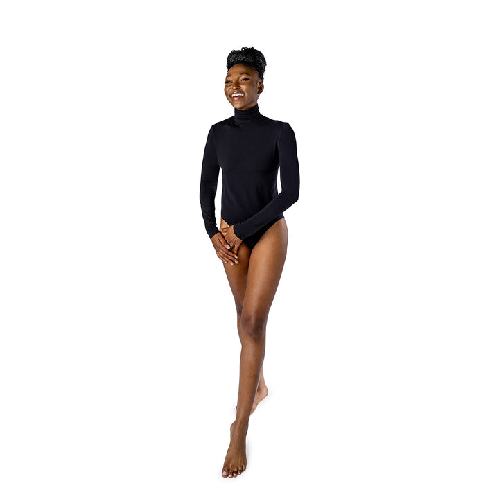 Woman's Seamless Turtleneck Bodysuit - Elita Intimates