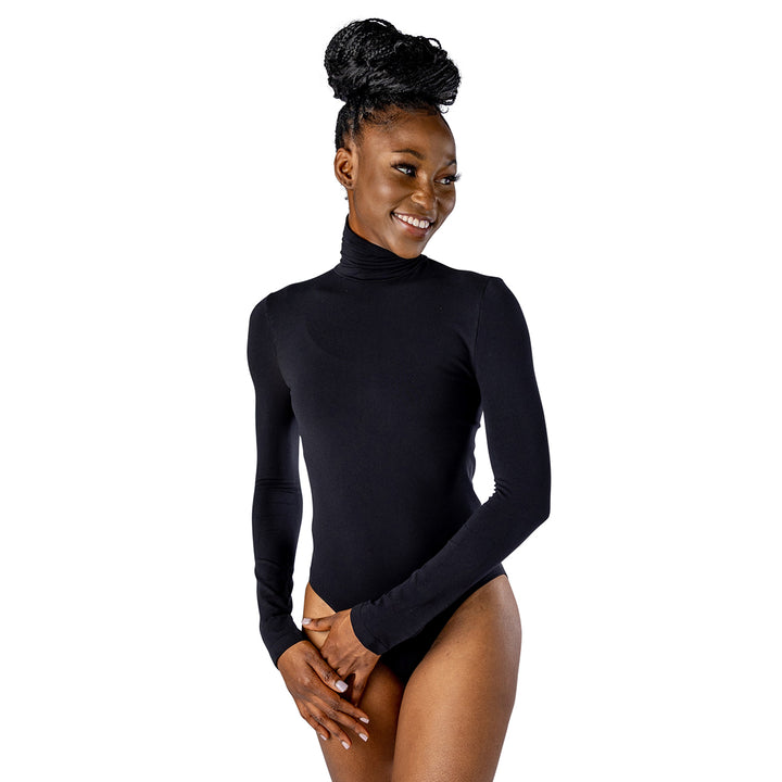 Woman's Seamless Turtleneck Bodysuit - Elita Intimates